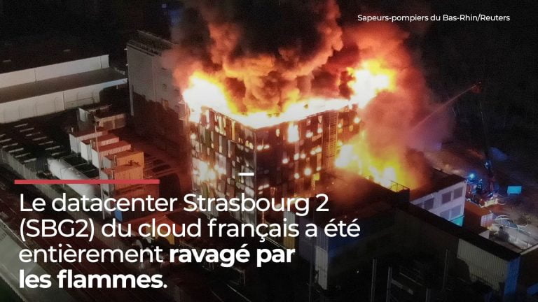 Incendie ovh pompiers